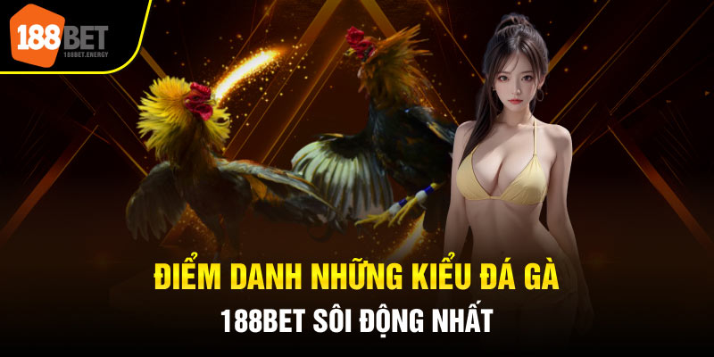Điểm danh những kiểu đá gà 188BET sôi động nhất